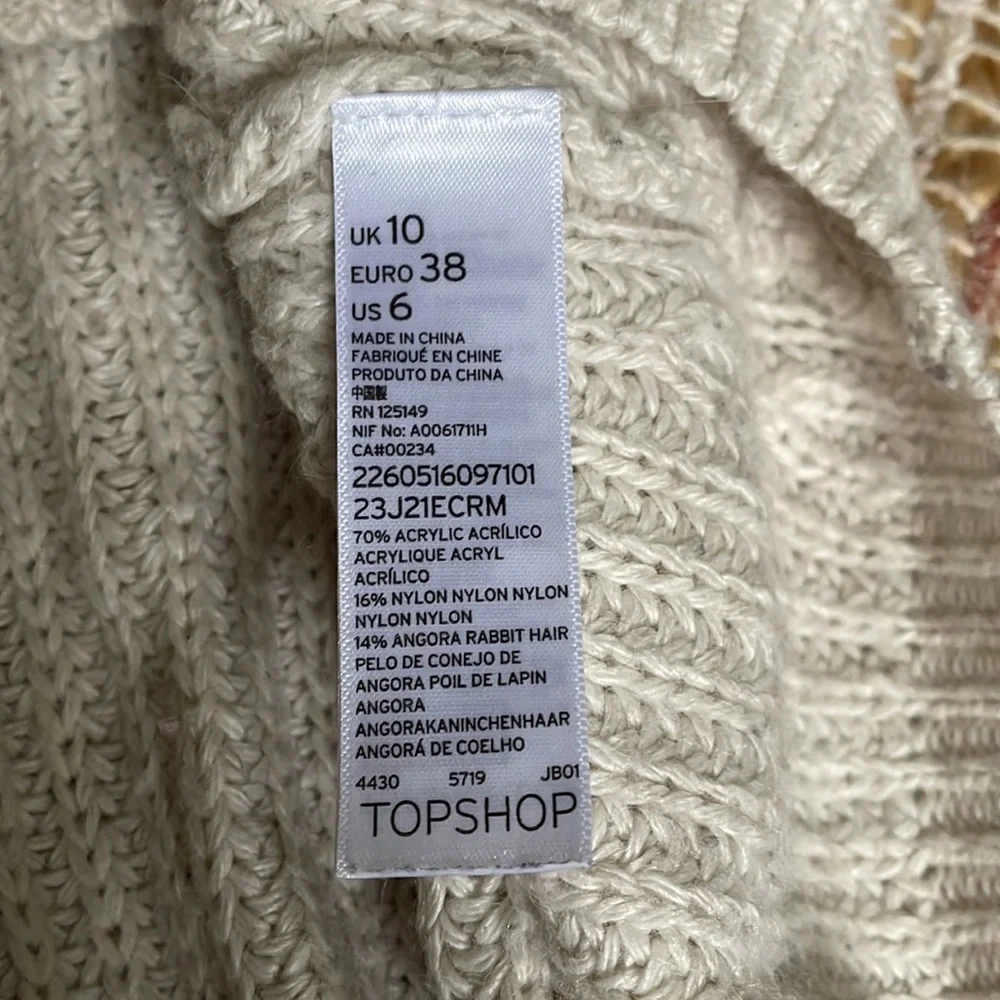 Topshop | Cream Sweater - Picture 5 of 5